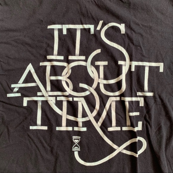 Ugmonk It’s About Time (Black) T-shirt - Small - Picture 3 of 5
